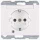 Berker 41107009 SCHUKO, m.Kontroll LED u.Beschriftungsfeld K.1