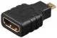 Goobay 68842 HDMI™-Adapter - HDMI™ A-Buchse > HDMI™ D(Micro)-Stecker