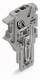 WAGO 2020-181 1-wire end module 1-pole, can be coded 0,14-1qmm gray