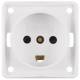 Berker 962722502 Schuko socket 2-pole 0, B.MOBIL 'Denmark' polar white 13A