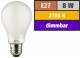 Muellerlicht ETT-1451897 LED Filament Glühlampe, E27, 8W, 1055lm, 2700K, warmweiß, dimmbar, matt