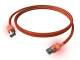 ZVK EasyLan KupferPatchkabel Kat6A LED Kat 6A gesch.rot 7,5m CS1ORADAD0075