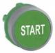Schneider Electric ZB5AA333C0 Schneider push button, front, plastic, label START, momentary