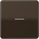Jung CD10911STRFBR KNX RF Taster 1f.Duroplast Serie CD braun