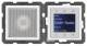 Berker 29806089 Radio Touch mit Lautsprecher DAB+Q.x polarweiss samt