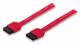 MANHATTAN 340700 SATA-Datenkabel 7-pol. SATA-Kabel Stecker auf Stecker, 50 cm, rot