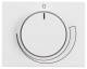 Berker 11357209 central piece with regulating button for speed controller K.1 pws, shiny