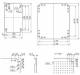 Schneider Electric NSYMF108 Schneider Microperf. Mounting plate H1000xW800 opening. D3