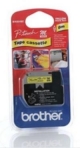 Brother MK- 631BZ Thermal Label - 12 mm Width - Black, Yellow
