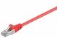 Goobay 68037 CAT 5e Patchkabel, SF/UTP, Rot - CCA Kupfergemisch