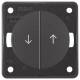 Berker 936532505 Jalousie-Wippentaster m Aufdruck Symbol Pfeil Integro anthrazit