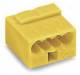 WAGO 243-504 MICRO-Verbindungsdosenkl. 4-Leiter-Klemme gelb