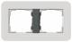 GIRA 0212421 Abdeckrahmen 2f E3 Hellgrau/Anthrazit