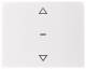 Berker 80961279 Abdeckung für Tastsensor Modul 1fach mit Pfeil-Symbol K.x polarweiß