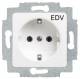 Busch Jaeger 2CKA002011A2902 Busch-Jaeger Schuko-socket computing, 20EUCQ/DV-214 REFLEX SI alpine white