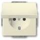 Busch Jaeger 2CKA002018A1518 BJ 20 EUKB-82 SCHUKO socket insert ivory white solo
