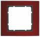 Berker 10113012 Rahmen 1fach B.3 Alu rot/anthrazit