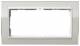 GIRA 1002773 Rahmen 2f ohne MS klar sand Event für reinweiß ohne Mittelsteg