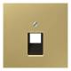 Jung ME2969-1UAC Abdeckung für IAE/UAE 1x8polig LS Messing classic