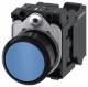 Siemens 3SU11000AB503BA0 Drucktaster 22mm rund blau Druckknopf 1S