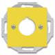 Busch Jaeger 2CKA001724A4382 BJ 2533-82-15 Central disc yellow carat cover for data communication