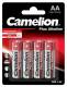 Mignon-Batterie CAMELION Plus Alkaline 1,5 V, Typ AA/LR6, 4er-Blister