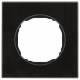 Berker 10112616 Rahmen 1fach flach R.8 Glas schwarz