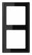 Jung LS982SW Rahmen 2fach LS/FD-design schwarz