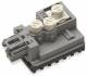 WAGO 772-266/060-000 IDC-AM socket with phase selection, 3-pin 5x2.5