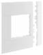 Hager GR1200A9016 Rahmenblende modular BRH/A/S ZS 55mm OT120mm hfr verkehrsweiß
