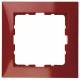 Berker 10118962 Rahmen 1fach S.1 rot glänzend