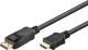 Goobay 64842 DisplayPort-auf-HDMI™-Adapterkabel, - DisplayPort-Stecker (1.2) > HDMI™-Stecker (Typ A) (2.0)