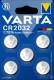 VARTA CR 2032 6032 Knopfzelle 3V Blister = 5 Stück