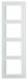 Berker 10146909 Glasrahmen 4fach B.7 polarweiß
