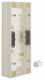 Berker 10438982 surface-mounted housing 3f S.1 glossy white