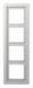 Jung LSD984LG Rahmen 4fach LS/FD-design lichtgrau