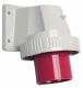 Walther-Werke 619406 screwed Walther 619 406 mounted inlet 16A 4P, 400V 6h IP67 inclined flange