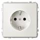 Merten MEG2300-7244 SCHUKO-Steckdose BRS StK weiß AQUADESIGN