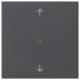 GIRA 510528 KNX RF Bedienaufs.1f Pfeile System 55 Anthrazit