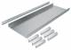 Hager AKU2500401 Aufbodenkanal-Unterteil 1seitig mit Seitenprofilen Stahl 2,4m
