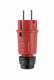 Abl Sursum 100000065 ABL Hightech plug SCHUKO & fr-be Elamid red IP54 Type 1520