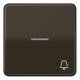 Jung CD590KO5KBR CD 590 BR brown KO5K Rocker with bell symbol and light guide