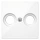 Merten MEG4122-0325 central plate, f.Antennen aktivwhite glossy System M
