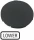 Moeller 218209 EATON M22-XD-S-GB18 Tastenplatte flach schwarz beschriftet LOWER 