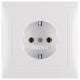 Berker 47429909 UP outlet polar white, with plate, 4742 99 09 p.1