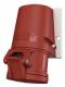 Mennekes 1343 16A4P 6H400V Wanddose TwinCONTACT IP44