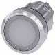 SIEM 3SU1051-0AA60-0AA0 Siemens 3SU10510 illuminated 22mm round white push button