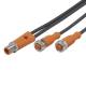 Ifm Electronic EVC614 IFM Y connection cable M12 p