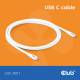 Club 3d CAC-3001 Kabel USB 4.0 C (St) => C (St) 2,0m *Club3D* - LIFESTYLE *weiß*