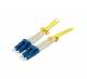 Fiber optic 2-fiber patch kit. 1.0mtr.LC-LC, 9/125um, OS2, AD=2mm, Synergy 21